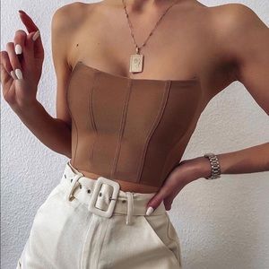 NWT Tiger Mist Cayenne Top Nude